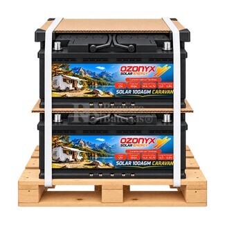 2 bater�as Autocaravana 100 Amperios | 12V AGM Ozonyx OZX100AGM